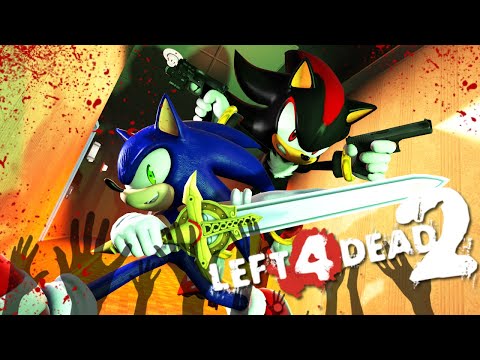 SONIC AND SHADOW PLAY LEFT 4 DEAD 2 DEAD CENTER!