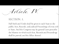 Full Faith and Credit Clause Overview