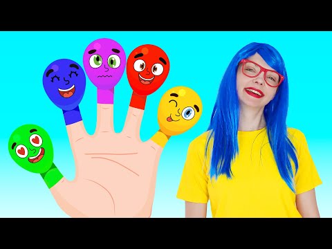 Balloon Finger Family Song + Fun Kids Songs | Do Re Mi