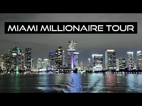 Miami Millionaire Boat Tour At Night! (Star Island & More)