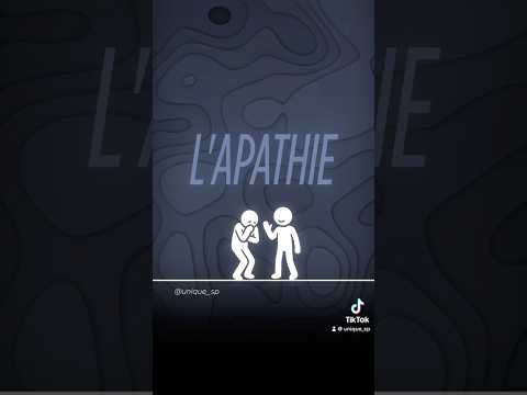 L’apathie : #psychologie #santementale #apathy