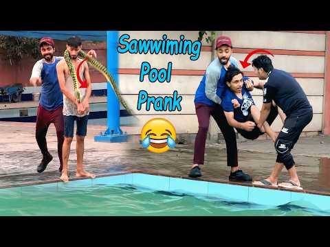 Funny Swimming Pool Prank || BY AJ-AHSAN|