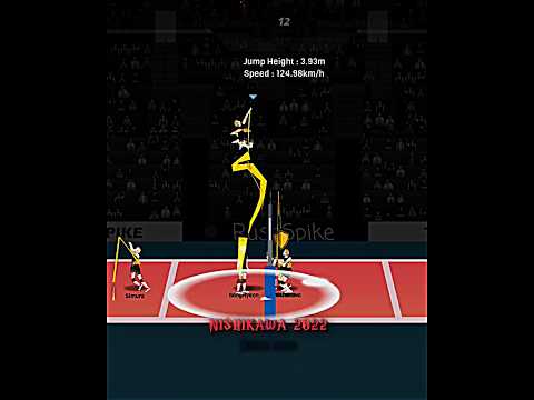 Nishikawa 2022 💀 #thespikecross #thespikevolleyball #edit #shorts #gaming