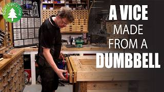 A Vice Made From A Dumbbell
