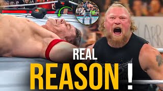 REAL Reason! BROCK Lesnar RETURNS & Attacks JOHN Cena at SummerSlam 2025