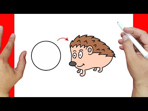 Truco para Dibujar un Erizo | Dibujos fáciles