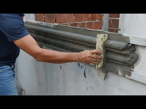 Como Fazer Moldura de Cimento para Janela - Passo a Passo Completo!