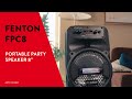 Fenton FPC8 Portable Party Speaker + Microphone