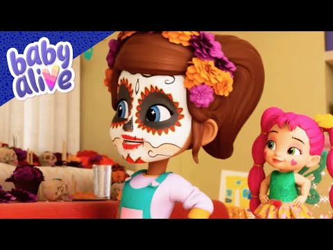 Comemore o Dia de Los Muertos 👶 Família Crianças Desenhos animados 💖 Baby Alive Oficial