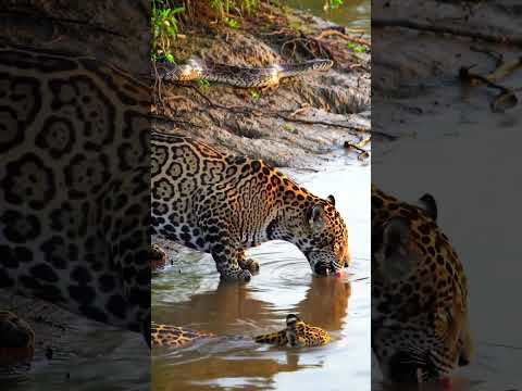 JAGUAR COUPLE vs GIANT ANACONDA! Love vs Death in Amazon! 😱💕🐍