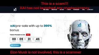 xai147k Crypto Scam Alert: Beware of Fake Elon Crypto! | #xai147k