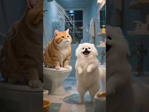 The Moment the Plot Succeeds — Orange Cat Falls Off Bike but Still Can't Stop Celebrating #shorts