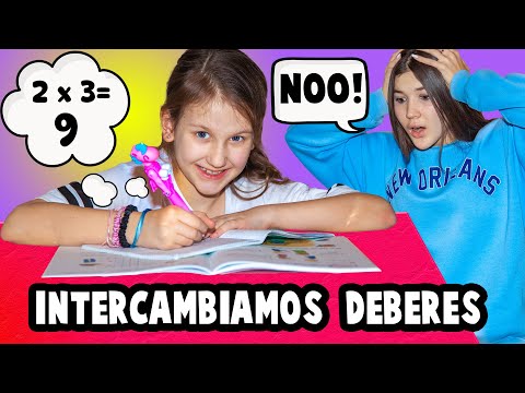 ¿QUE PASA CUANDO INTERCAMBIO DEBERES CON MI HERMANITA? 😱