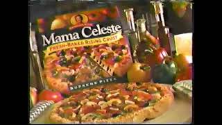 Mama Celeste Fresh Baked Rising Crust Pizza Commercial (1998)