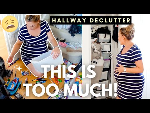 MESSY TO MINIMAL 2024 | HALLWAY CLOSET DECLUTTER | DECLUTTER & ORGANISE WITH ME 2024!