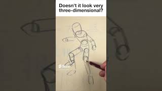Compression to draw the body three-dimensionally #shorts