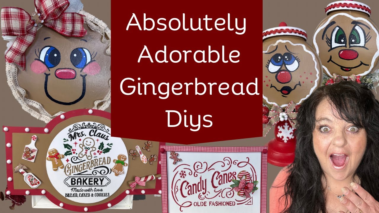 Most Adorable Gingerbread DIYs | DollarTree Gingerbread Decor