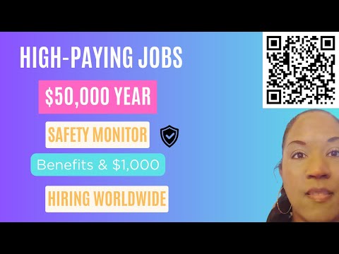 HIRING NOW:  Safety Monitors – Pays $50K/Year! 1K Bonuses 🚨💰