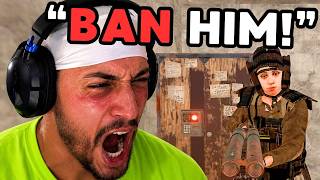 YouTube thumbnail for rackpog's video titled 'Going DEEP On CLUELESS Rust Streamer (BANNED)'