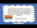 Understanding Systems and Functions