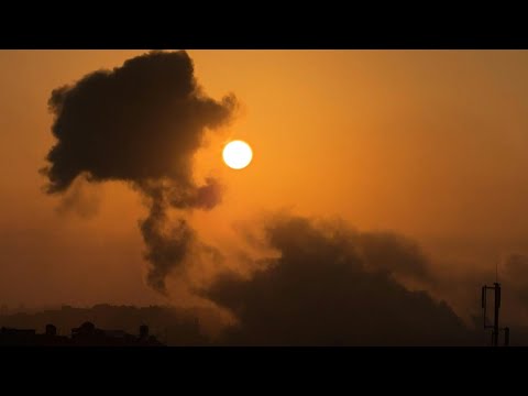 Smoke billows from northern Gaza following night-time strikes | AFP