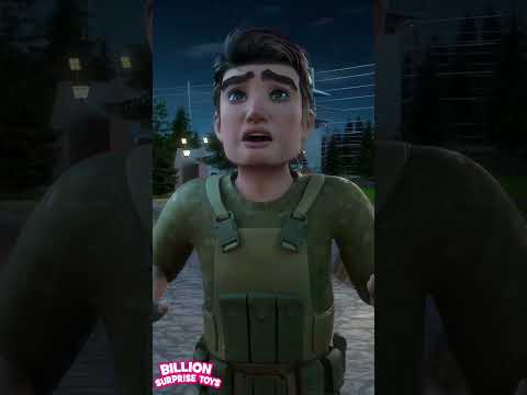 Dino Park Rescue Adventure! #billionsurprisetoys #kidssongs #shorts #cartoon