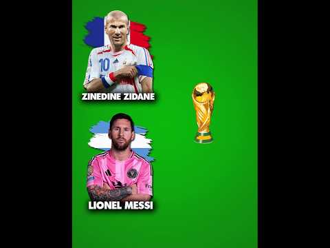 Messi 🆚 Zidane 🏆👑#football #messi #zidane