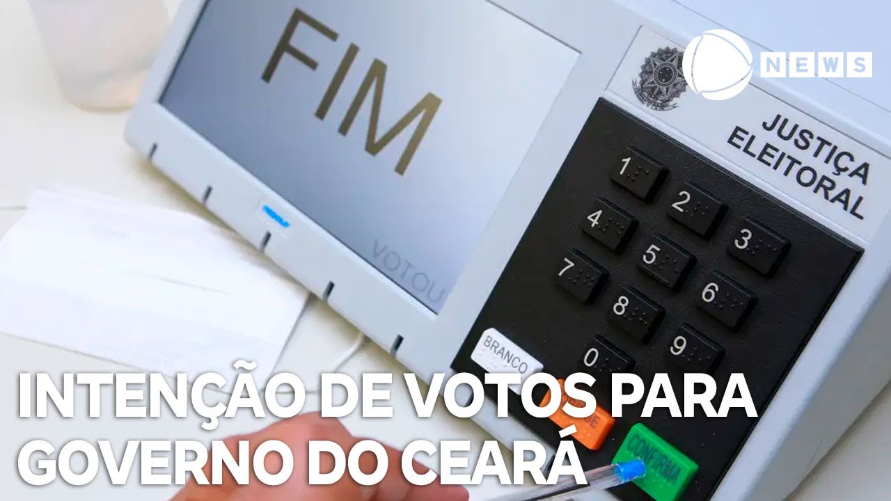 Pesquisa aponta intenção de votos para governo do Ceará