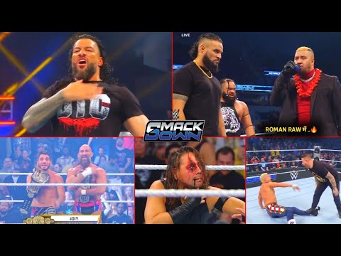 'Roman Reigns Goodbye.. ☝️🔥' Roman Transfer.. Kevin destroys Cody , Solo .. WWE Smackdown highlights