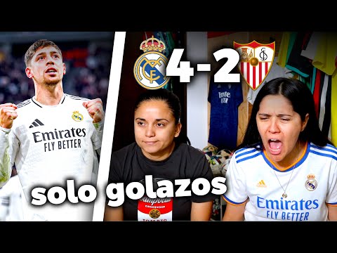 Reacción: REAL MADRID 4-2 SEVILLA *Que golazos de Mbappé, Fede, Rodrigo y Brahim | Dúo Dinámico