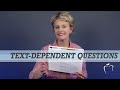 Text-Dependent Questioning Strategies