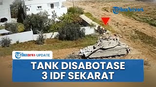 Pejuang Brigade Al-Quds Sabotase Kendaraan Israel Seorang Diri, 3 Tentara Zionis sampai Sekarat