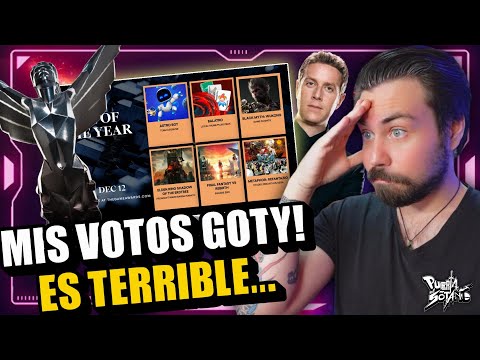 Mis votos a TODOS LOS NOMINADOS en The Game Awards! Los GOTY se le han ido de la mano a Geoff...