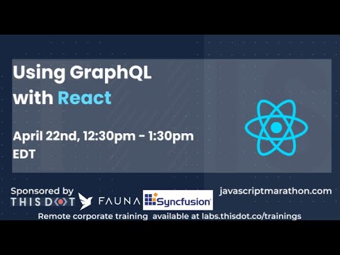Using GraphQL with React - JavaScript Marathon