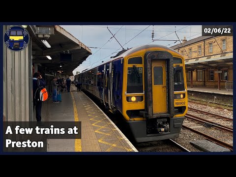 A few trains at Preston Station | 02/06/22