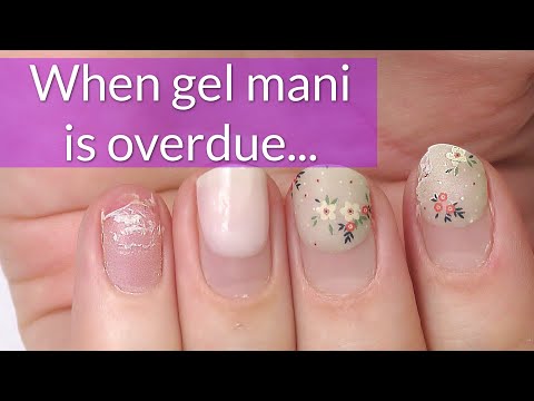 Gel manicure is Long Overdue - HOW to remove and Get New One Tutorial