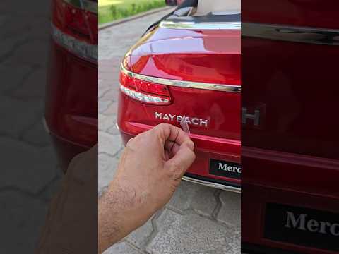 Baby dream car: Licensed MAYBACH S650