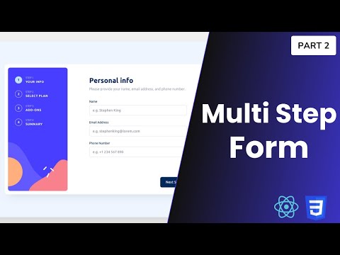 Build a Multi-Step Form in React - Part 2