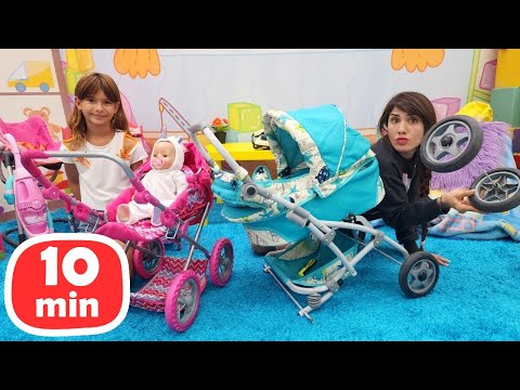 Baby Born oyuncak bebek bakma oyunları. Evcilik videosu