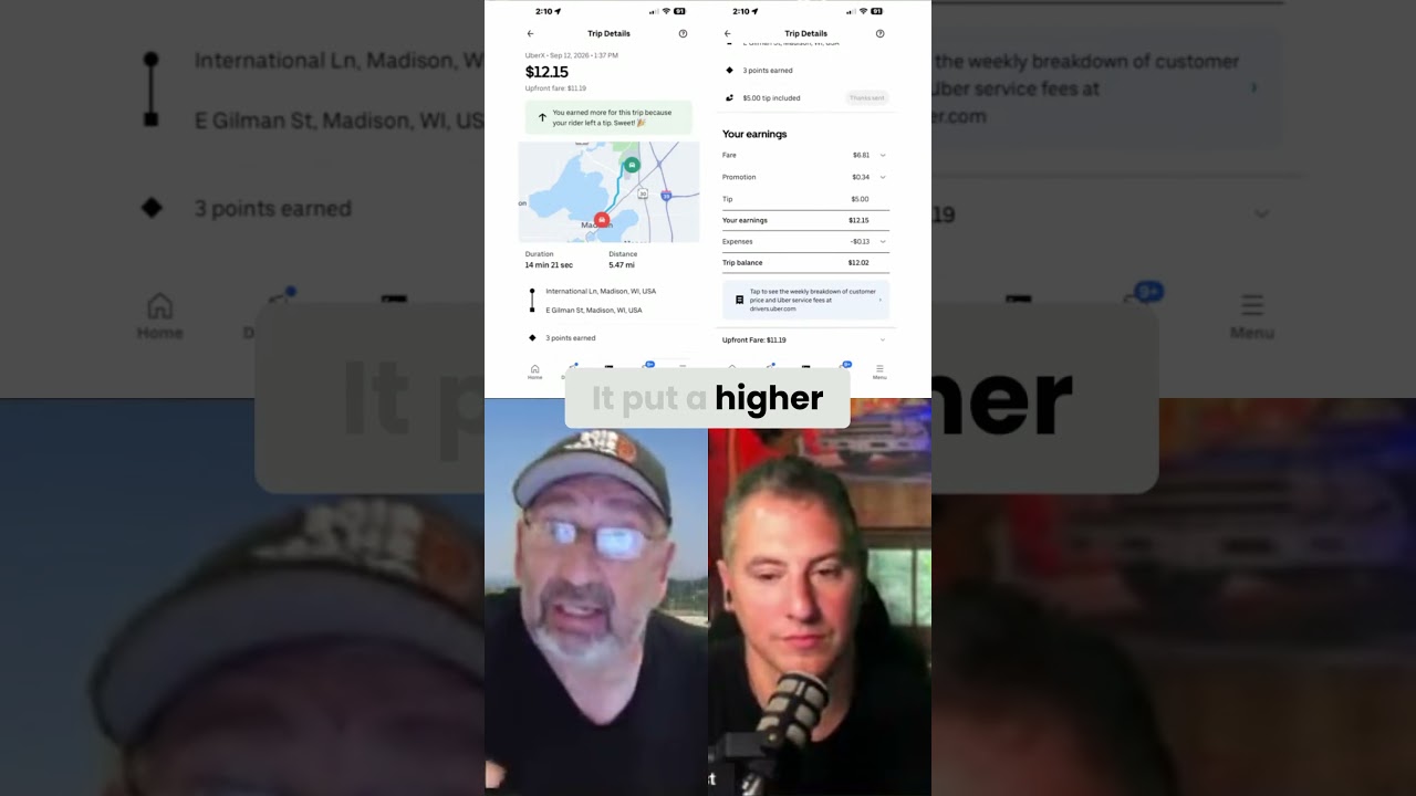 IS Uber Taking Some Tip To Pay For The Fare?
