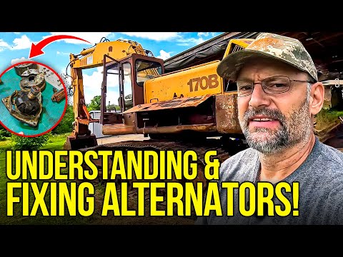 Alternators: How They Work & How To Fix Them. Case 170B Excavator.