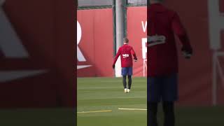 barcelona training session before their match against eibar
