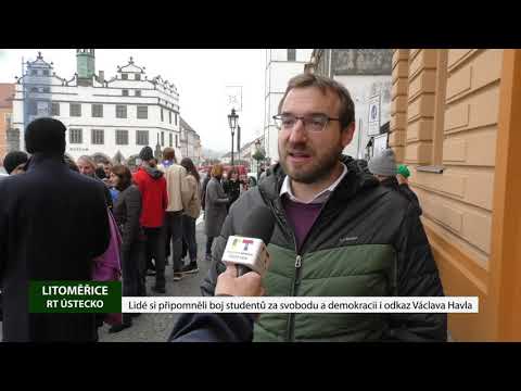 Lidé si připomněli boj studentů za svobodu a demokracii i odkaz Václava Havla