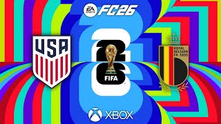 FC26 - Estados Unidos vs Bélgica | Copa Mundial FIFA 2026 - 8avos De Final 