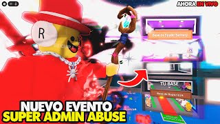 🔥¡NUEVO EVENTO!🔥MEGA ADMIN ABUSE SORPRESA? + JUEGOS DEL HAMBRE🔥Steal a Brainrot🔥