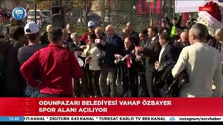 ODUNPAZARI BELEDİYESİ VAHAP ÖZBAYER SPOR SALONU AÇILIŞI. 01.11.2025