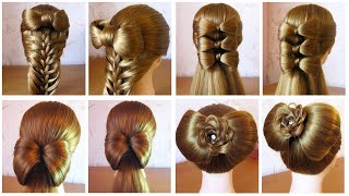 4 Easy Bow Hairstyle Tutorial 🎀 Cute Hairstyle for birthday girls | Party hairstyles