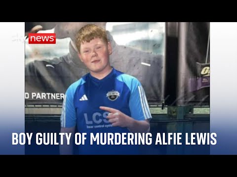 Boy, 15, found guilty of murdering teenager Alfie Lewis