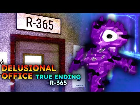 Delusional Office - TRUE Ending (R-365) - [Full Walkthrough] ROBLOX