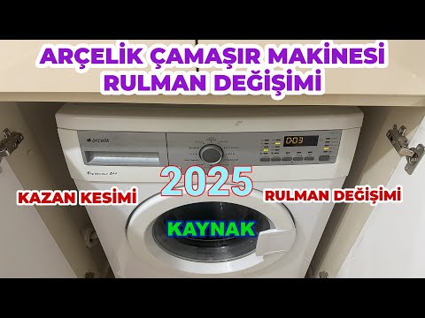 Arçelik Çamaşır Makinesi Rulman Değişimi, Kaynak ve Kazan Değişimi